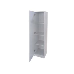 400MM ALL SHELF 1 DOOR PANTRY WHITE