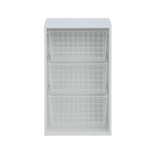 STYLE 3 BASKET WARDROBE INSERT WHITE