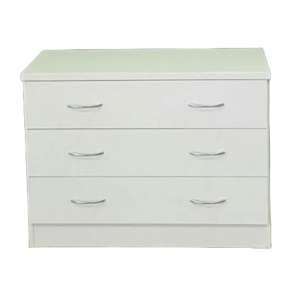 STYLE 3 DRAWER CHEST WHITE