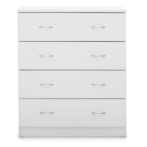 STYLE 4 DRAWER CHEST WHITE