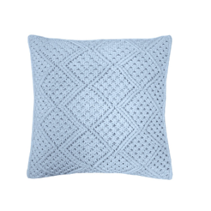 ANKA SQUARE CUSHION BLUE