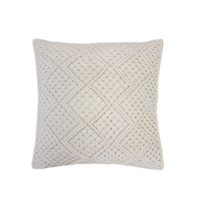 ANKA SQUARE CUSHION IVORY