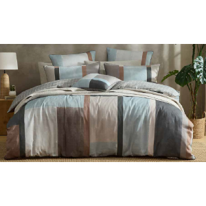 ARTURA COPPER KING QUILT COVER SET