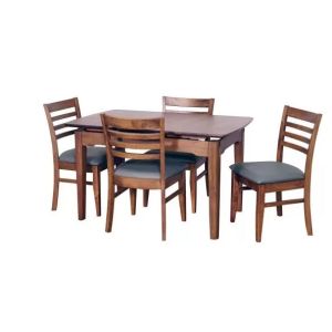 ASCOT EXT DINING TABLE 1300 TO 1625MM LIGHT WALNUT
