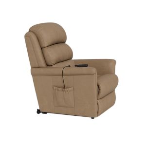 ASCOT BRONZE PWR LIFT CHAIR L LEATHER
