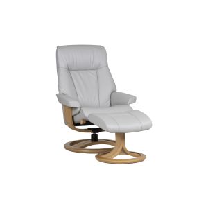 ATLANTA LARGE RECLINER + FOOTSTOOL H1 LEATHER O