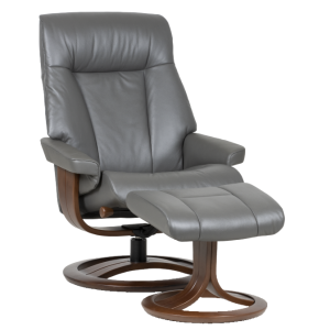 ATLANTA RECLINER + FOOTSTOOL H1 LEATHER WA