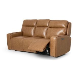 AVERSA ELEC 3 SEAT SOFA 40 LEATHER