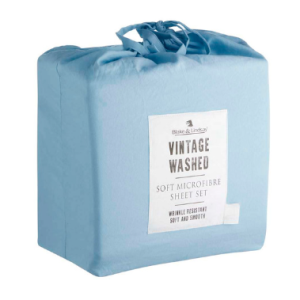 BLAKE & LINDSAY DOUBLE SHEET SET SKY