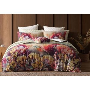 BUNBURY LINEN KING QUILT COVER SET