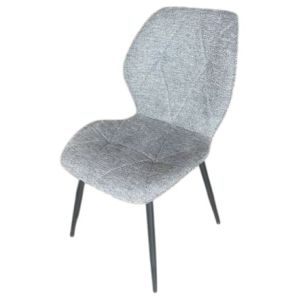 CARLA DINING CHAIR LUMOS GREY 08 FABRIC