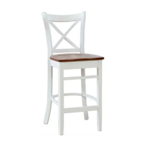 CROSS BACK 27 INCH BAR STOOL