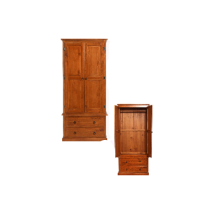 DAWSON 2 DOOR 2 DRAWER MEDIUM ROBE