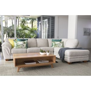 DEMI 3 SEATER + RHF CHAISE SOFA FAB