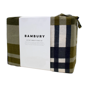 DEVIN QUEEN FLANNELETTE SHEET SET