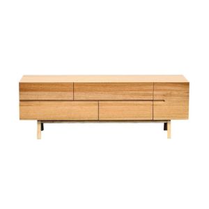EVOLVE 1 DOOR 4 DRAWER 2000 TV UNIT CLEAR