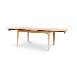 EVOLVE DOUBLE EXTENSION DINING TABLE 1500 TO 2500MM CLEAR