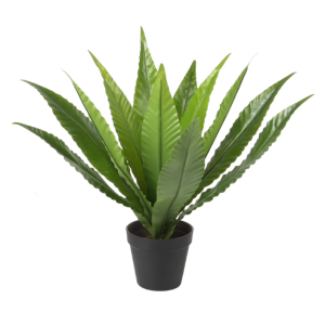 FAUX REAL ARTIFICIAL PLANT BIRDS NEST FERN GREEN