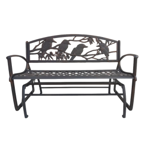 CAST IRON GLIDER BENCH - KOOKABURRA