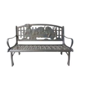 CAST IRON KIDS BENCH - PUPPY