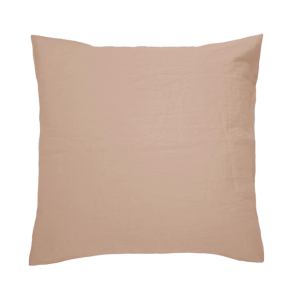 LINEN EUROPEAN PILLOWCASE TEA ROSE