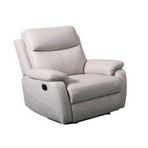 LOCKHART ELECTRIC RECLINER LEATHER GREY