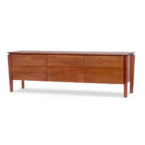 NERO 3 DRAWER TV UNIT 1600MM BLACKWOOD