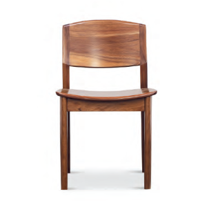 NICO FULL TIMBER DINING CHAIR BLACKWOOD TIMBER