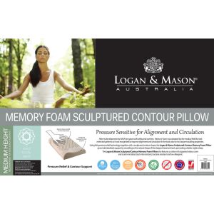 MEMORY FOAM SCULPTURED CONTOUR PILLOW