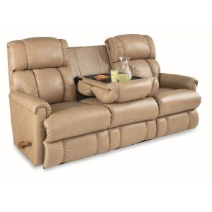 PINNACLE 3RFR SEATER GLIDEAWAY W/TRAY SOFA L LEATHER