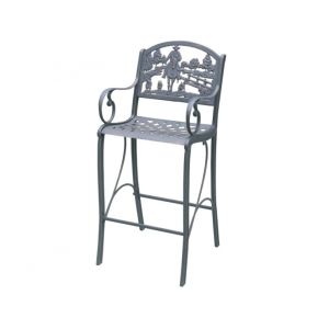 CAST IRON PUB CHAIR - AUSSIE OUTBACK