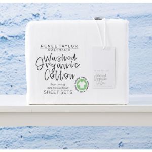 RENEE TAYLOR 300 ORG L/SINGLE SHEET SET