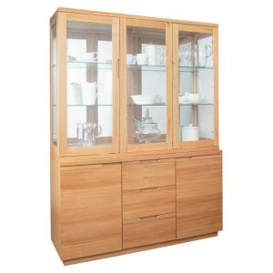 SHEPPARTON 1.5M BUFFET HUTCH CLEAR MESSMATE