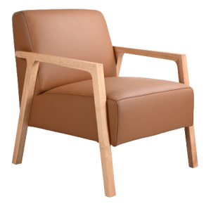 STANFORD 1 SEAT CHAIR LEATHER LINEA TEK