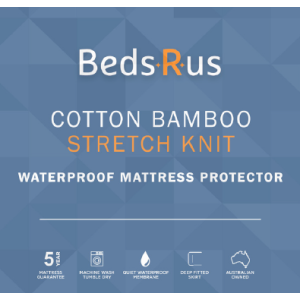 BEDS R US K/SINGLE W/PROOF STRETCH KNIT MATTRESS PROTECTOR