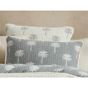 TAHITI CHARCOAL EUROPEAN PILLOWCASE