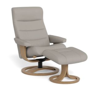 TAMPA LARGE RECLINER & OTTOMAN L1 LEATHER O