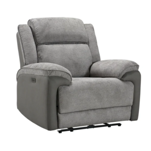 TENNESSE ELECTRIC RECLINER DARK GREY