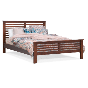 TOWN HOUSE QUEEN BED WALNUT