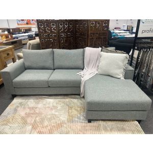 YARRA 3 SEATER WITH REV OTTOMAN CHAISE COCO CHOC MINT
