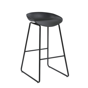 ARIES BAR STOOL BLACK SEAT