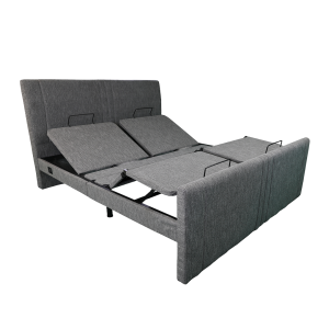 EZYFLEX DELUX SPLIT QUEEN ADJUSTABLE BED SHADOW